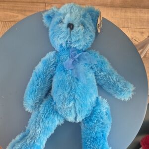 Blue Cuddly Cousins Teddybear Plush Soft Teddybearv